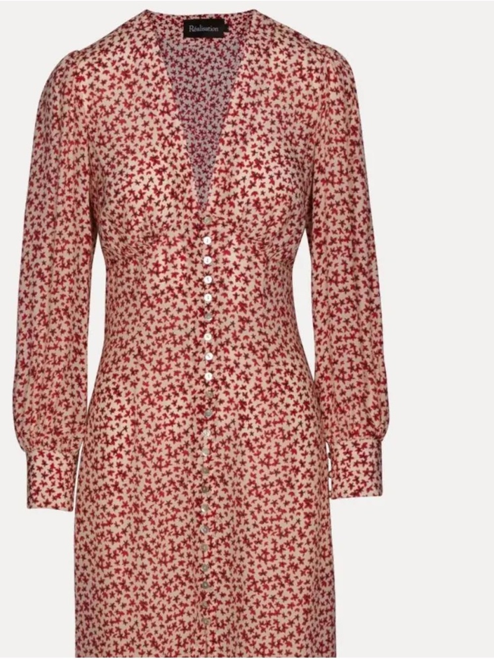 Realisation Par Silk Midi Dress